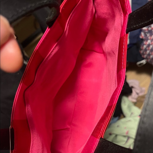 Victoria's Secret Pink & Hot Pink Striped Tote Bag - Picture 5 of 6